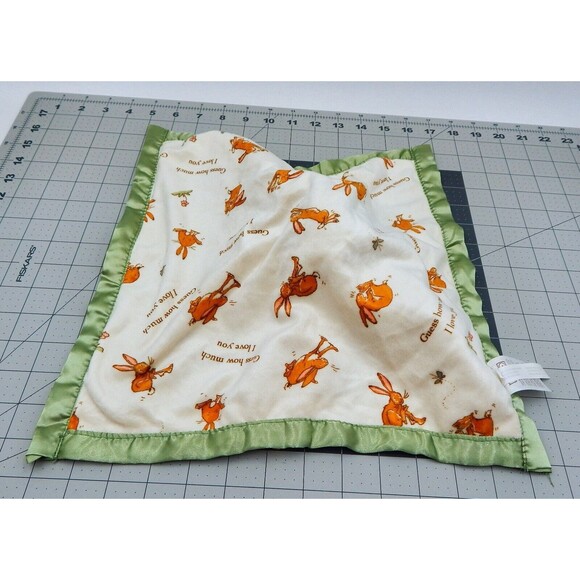 Guess How Much I Love You Bunny Rabbit Baby Lovey Green 13 Inch Kids Preferred - Picture 8 of 8